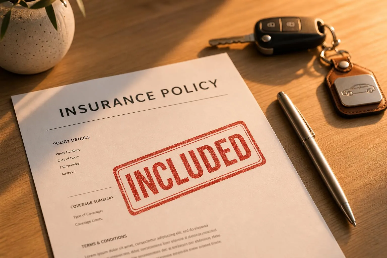 INS Insurance Included